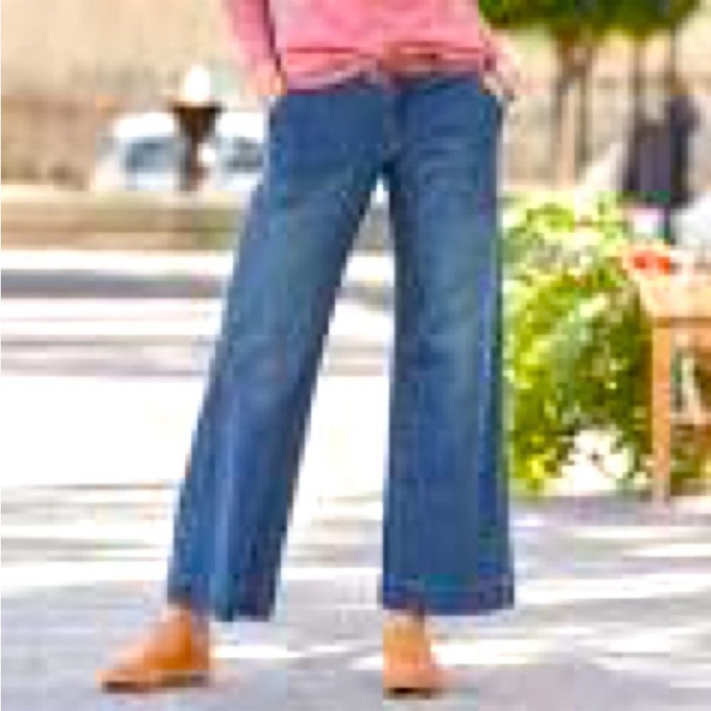 Sundance Marcella relaxed wide leg five pockets jeans hipster boho